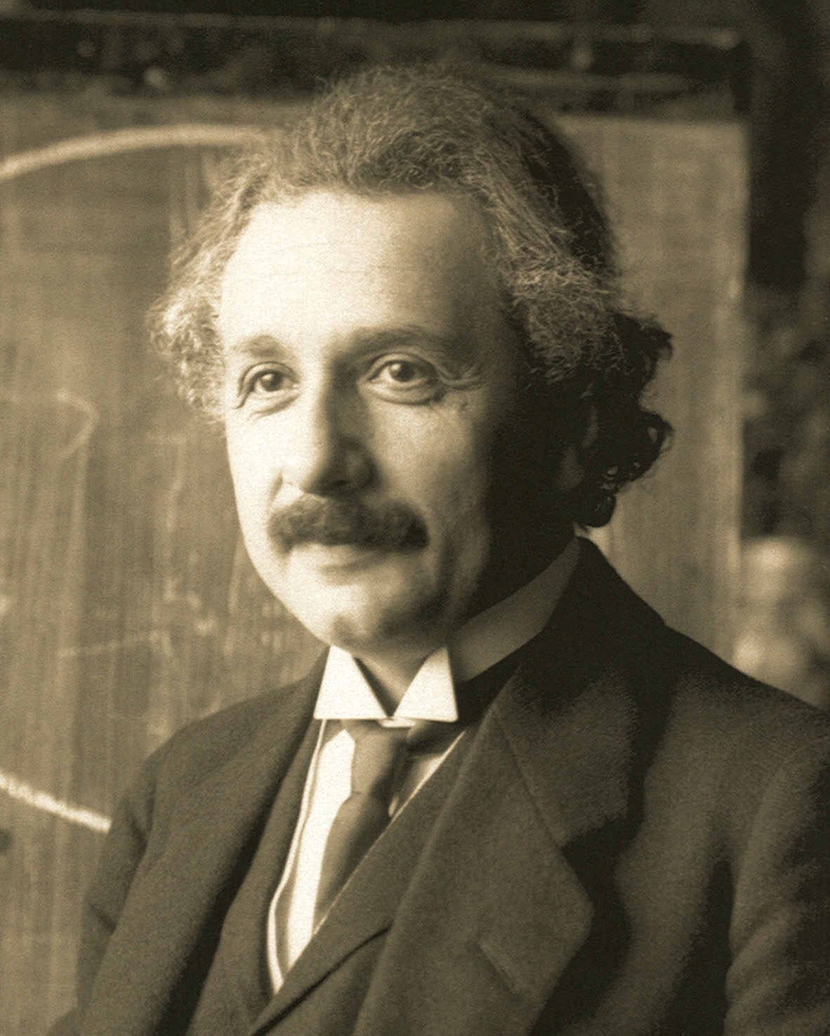 Ein Portrait von Albert Einstein.