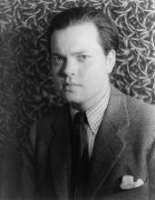 Portrait des Regisseurs, Schauspielers und Schriftstellers Orson Welles.